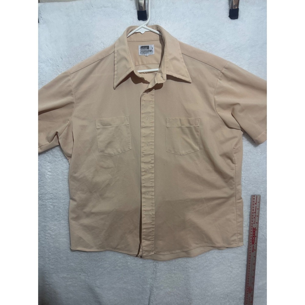 Vintage Montgomery Ward Short Sleeve Shirt - Collared Button Up - Size‎ 17